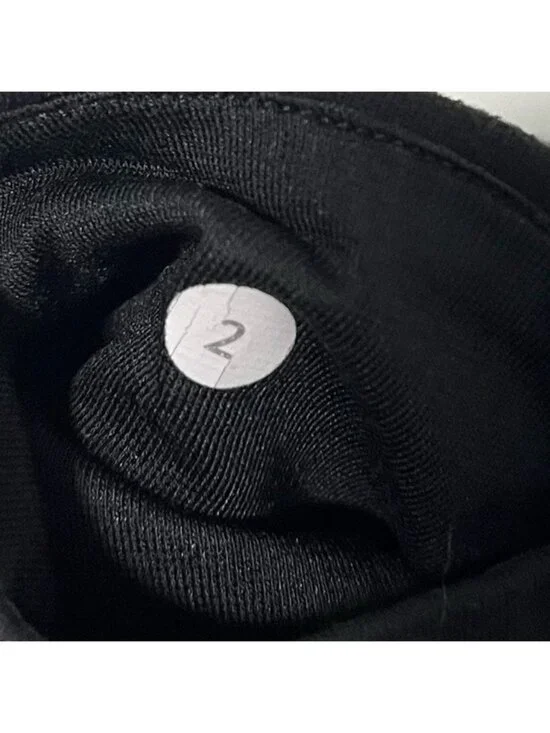 Lululemon Women’s Black High-Rise Leggings with Ruffle Detail - Size 2 - Picture 10 of 11